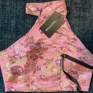 Asian inspired asymmetrical top